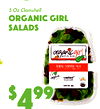 6
$99
4
5 Oz Clamshell
Organic GirSaladsl