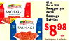 45 oz. Hot or Mild 30 Swaggerty's SAUSAGE Farm - Sausage Patties - - 30 SAUSAGE - $8 98 ea. Hamburzuesas de salchicha