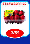 STRAWBERRIES
2/$5