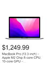 MacBook Pro (13.3-inch) – Apple M2 Chip 8-core CPU, 10-core GPU – 256GB SSD (2022)