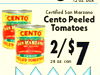 Certified San Marzano CENTO Cento Peeled Tomatoes CENTO - - SAN MARZANO 2/$7 28 oz. can