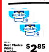 - napkins 250 adidas napkins 250 250 Ct. Best Choice White $2 85 Nankins