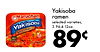Yakisoba Maruchan ramen selected varieties, Yakisoba 3.96-4.12oz. Spicy Chicken
