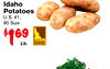Idaho Potatoes U.S. #1, 80 Size IDAHO Lb.