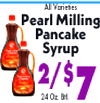 All Vorieties Pearl Milling Pancake Syrup