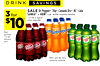 Dr Pepper®, 7Up®, Canada Dry®, RC® Cola, Sunkist® or A & W®