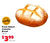 Fresh Baked Ciabatta Bread