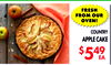 RY FAVORITES, FRE
FRESH
FROM OUR
OVEN!
COUNTRY
APPLE CAKE
$549
EA