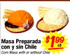 Corn Masa with or without Chile