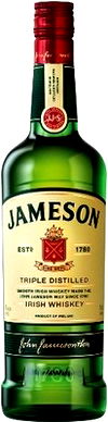 Jameson Irish Whiskey, Cazadores Tequila or Aviation Gin