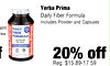 Yerba Prima Daily Fiber Formula Includes Powder and Capsules alm DAILY FIBER few FORMULA Concentrated Fiber Blend - - Yerba Prima Yerba Prima 20% off Reg. $15.89-17.59