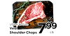 USDA Choice Veal 799 Shoulder Chops LB.