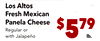 Los Altos Fresh Mexican Panela Cheese