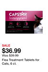 Flea Treatment Tablets for Cats, 6 ct.