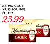 24 PK. CANS YUENGLING BEER 23.99 Yuengling - LAGER ER TRADITIONAL LAGER LAGER