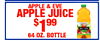 APPLE & EVE APPLE JUICE 64 OZ. BOTTLE