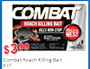 COMBAT ROACH KILLING BAIT KILLS NON-STOP KILLS THE NEST 6 CONTAINS BAIT STATIONS $3 99 SMALL+ LARGE ROACHES - - Combat Roach Killing Bait 6 CT