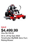 54 in. 24 hp Gas 2022 TimeCutter MyRIDE Zero-Turn Riding Mower