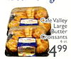 Cafe Valley Large Butter Croissants F 6 ct. 499