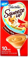 Squeeze Up Cat Treats Variety, 10-Count
