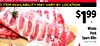 EST DEALS! D ITEM AVAILABILITY MAY VARY BY LOCATION. lb. Whole Pork Spare Ribs Grain Fed, Fresh