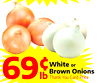 White or Brown Onions