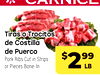 Tiras o Trocitos de Costilla de Puerco