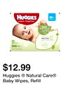 Huggies ® Natural Care® Baby Wipes, Refill