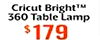Cricut Bright™ 360 Table Lamp 179