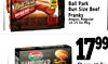 Ball Park Bun Size Beef Franks Angus, Regular 14-15 Oz Pkg 1799