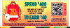 SPEND $400 SCAN HERE OR MORE FROM MARCH 10TH 10 APRIL 13TH WHEN YOU SHOP WITH YOUR SAVINGS LOYALTY CARD TO EARN $40 OFF YOUR NEXT SHOPPING TRIP