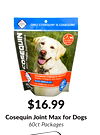 $16.99
Cosequin Joint Max for Dogs
60ct Packages