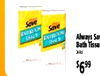 Save TISSUE Always Sar Bath Tissu $699