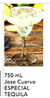 750 mL Jose Cuervo ESPECIAL TEQUILA