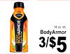 Orange Mango SUPERIOR HYDRATION 16 oz. btl. BodyArmor Orange Mango BODYARMOR SuperDrink 3/$5