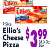 Ellios - 9 Slice Ellio's 99 Cheese 3 Oz Pizza