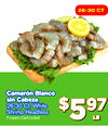26-30 Ct. White Shrimp Headless