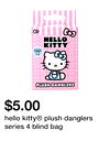 hello kitty® plush danglers series 4 blind bag