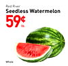 Red River Seedless Watermelon 59$ lb. Whole