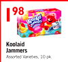 198
Koolaid
Jammers
Assorted Varieties, 10 pk.