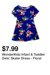 WonderKids Infant & Toddler Girls' Skater Dress - Floral