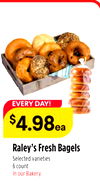 Raley's Fresh Bagels