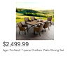 Agio Portland 7-piece Outdoor Patio Dining Set
