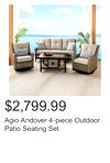 Agio Andover 4-piece Outdoor Patio Seating Set
