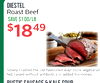 DIESTEL Roast Beef SAVE $1.00/LB $18 49 lb Slowly roasted the old-fashioned way! 100% vegetarian fed, raised without antibiotics or added hormones. DUSTIC SAUSAGE G KALE SOUD