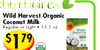 thy choices Wild Harvest Organic Coconut Milk Regular or Light 13.5 oz Organic L$ 79 Coconut -