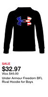 Under Armour Freedom BFL Rival Hoodie for Boys