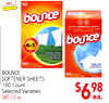Ingles he - ADVANTAGE - - - - bouce a TOSS AWAY WRINKLES & STATIC DURUSZ LES PLIS ET LE COLLEMENT ELECTROSTATIQUE bouce 4 IN 1 HEIRNO Outdoor Fresh Fraicheur de Fresh Linen 101 RICHES/PONCES Senteur de BOUNCE 160 - - SOFTENER SHEETS 160 Count - Selected V