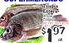 Tilapia Entera Whole Tilapia NO FRY/NO FRITA