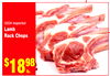 2
USDA Inspected
USDA Inspected
Lamb
Rack Chops
$1898
lb.